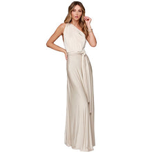 Load image into Gallery viewer, (spot) Temperament Bridesmaid long sister group dress 2020 bride Bridesmaid dress many kinds of long Party dinner dress gowns