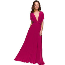 Load image into Gallery viewer, (spot) Temperament Bridesmaid long sister group dress 2020 bride Bridesmaid dress many kinds of long Party dinner dress gowns