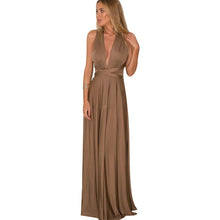 Load image into Gallery viewer, (spot) Temperament Bridesmaid long sister group dress 2020 bride Bridesmaid dress many kinds of long Party dinner dress gowns