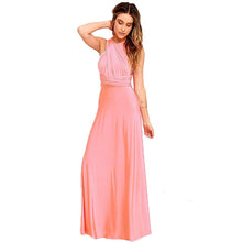 Load image into Gallery viewer, (spot) Temperament Bridesmaid long sister group dress 2020 bride Bridesmaid dress many kinds of long Party dinner dress gowns