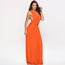 Load image into Gallery viewer, (spot) Temperament Bridesmaid long sister group dress 2020 bride Bridesmaid dress many kinds of long Party dinner dress gowns