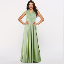 Load image into Gallery viewer, (spot) Temperament Bridesmaid long sister group dress 2020 bride Bridesmaid dress many kinds of long Party dinner dress gowns