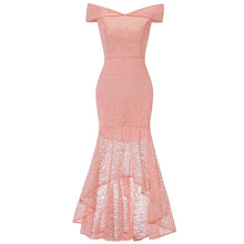 Load image into Gallery viewer, 2020 wedding party dress prom gown fashion clothing Front short long back dark blue halter Bow Bridesmaid Dresses