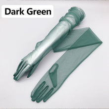 Load image into Gallery viewer, 2020 Women Sheer Tulle Gloves Transparent Full Finger Elbow Long Gloves Mittens wedding Party Photography Thin Ultra Long Gloves
